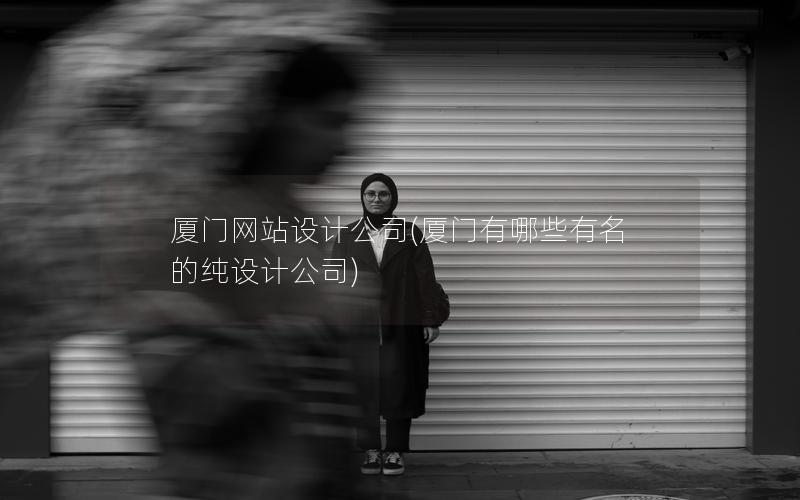 厦门网站设计公司(厦门有哪些有名的纯设计公司)